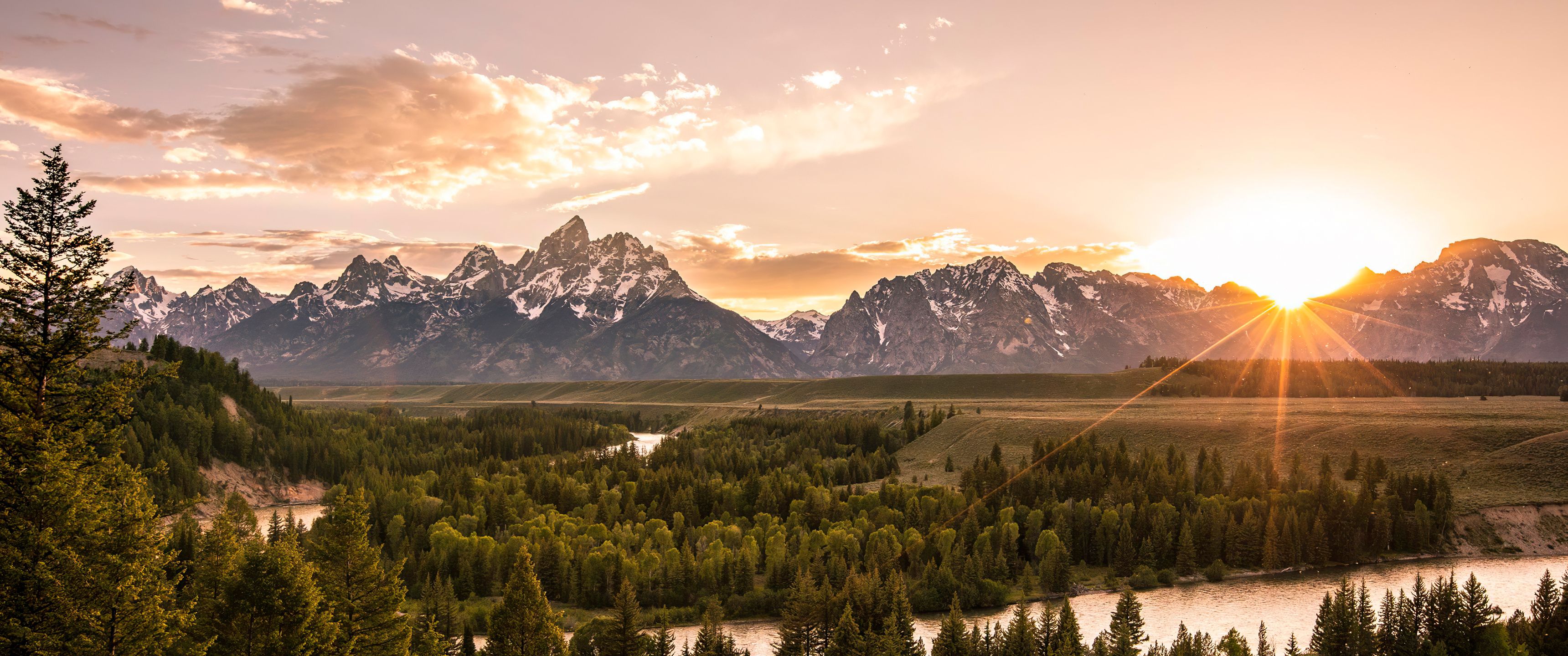 3440x1440 Grand Tetons Landscape 4k UltraWide Quad HD 1440P , HD 4k Wallpaper, Image, Background, Photos and Picture