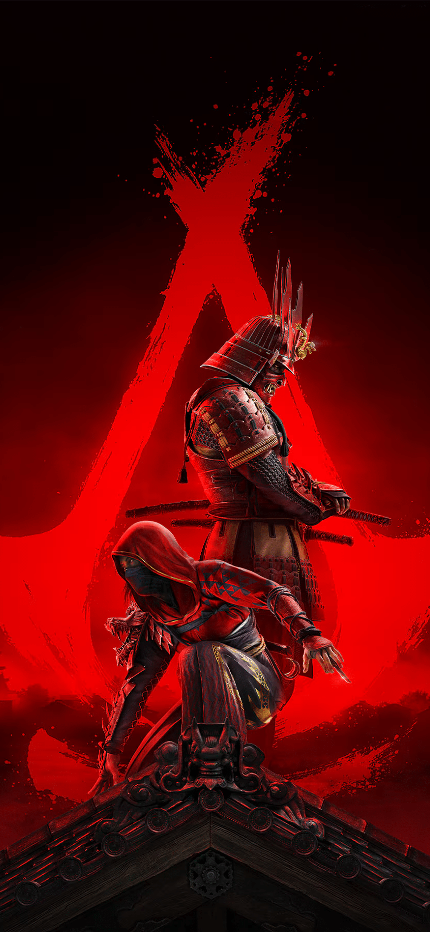 1440x3120 Logo Less Wallpaper Versions Of The AC: Shadows Keyart