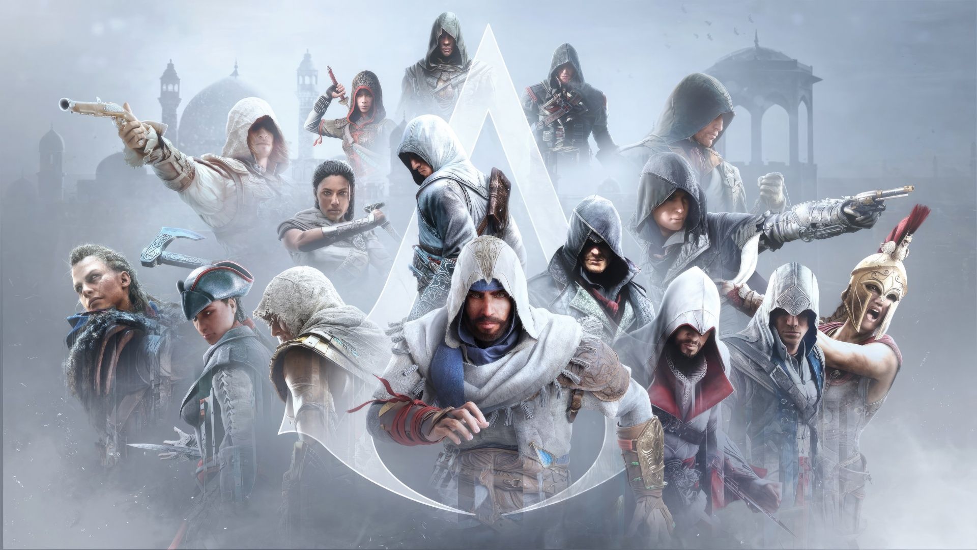 1920x1080 Assassin's Creed Wallpaper 4K, Game Art, Characters