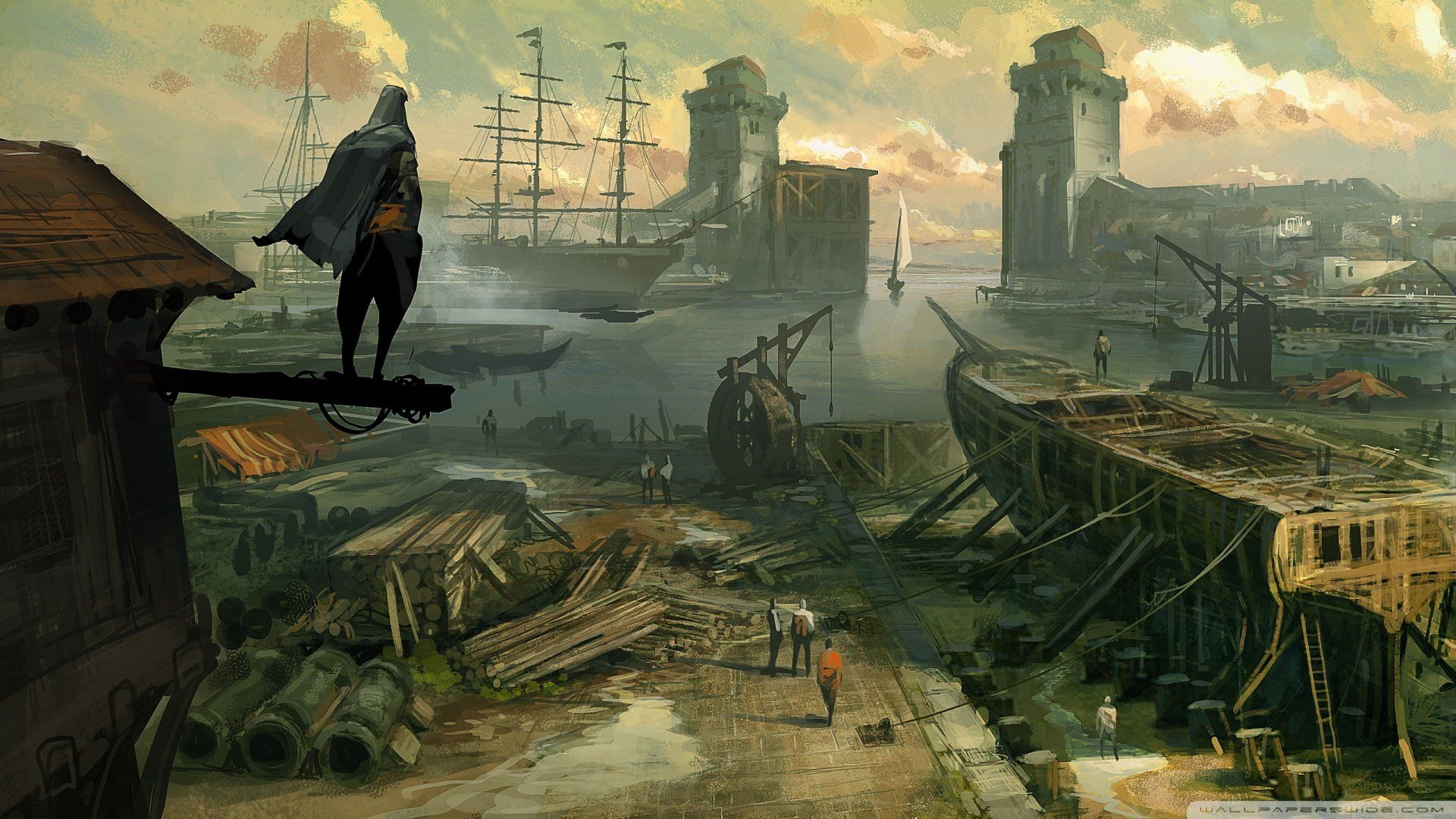 1920x1080 concept, Art, Assassins, Creed, Revelations Wallpaper HD / Desktop and Mobile Background