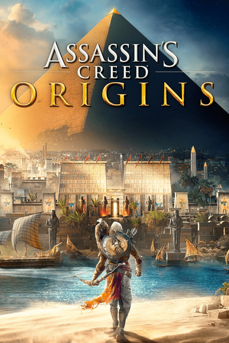800x1200 Assassins Creed Origins Cover Art Gaming Poster Dragon 11x16 Ezio Altair