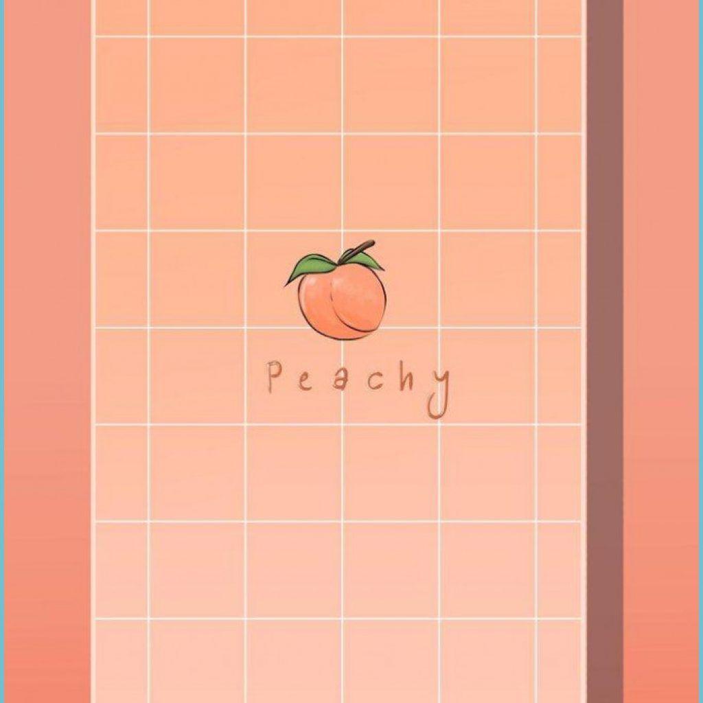 1024x1024 peachy girl iPhone wallpaper vintage .
