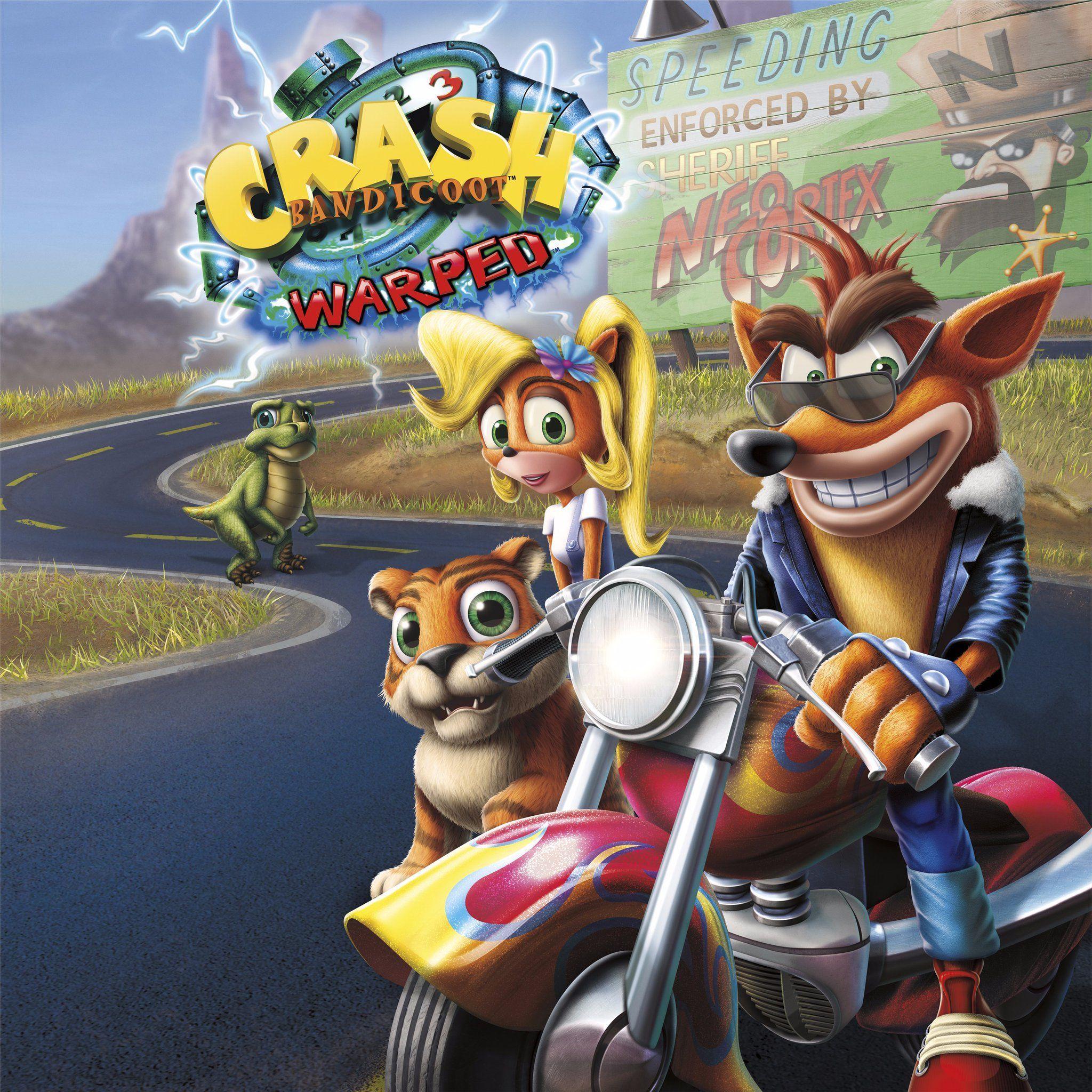 2048x2048 Crash Bandicoot: Warped gameplay on .com