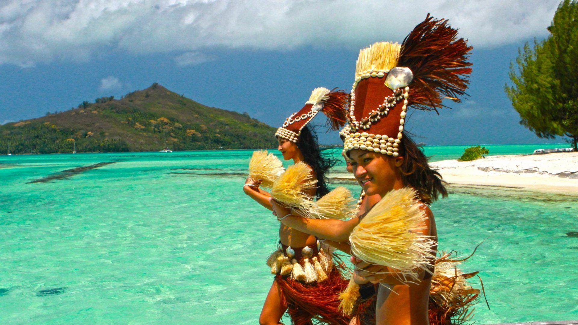 1920x1080 Polynesia French Lagoon Beach Ocean .itl.cat