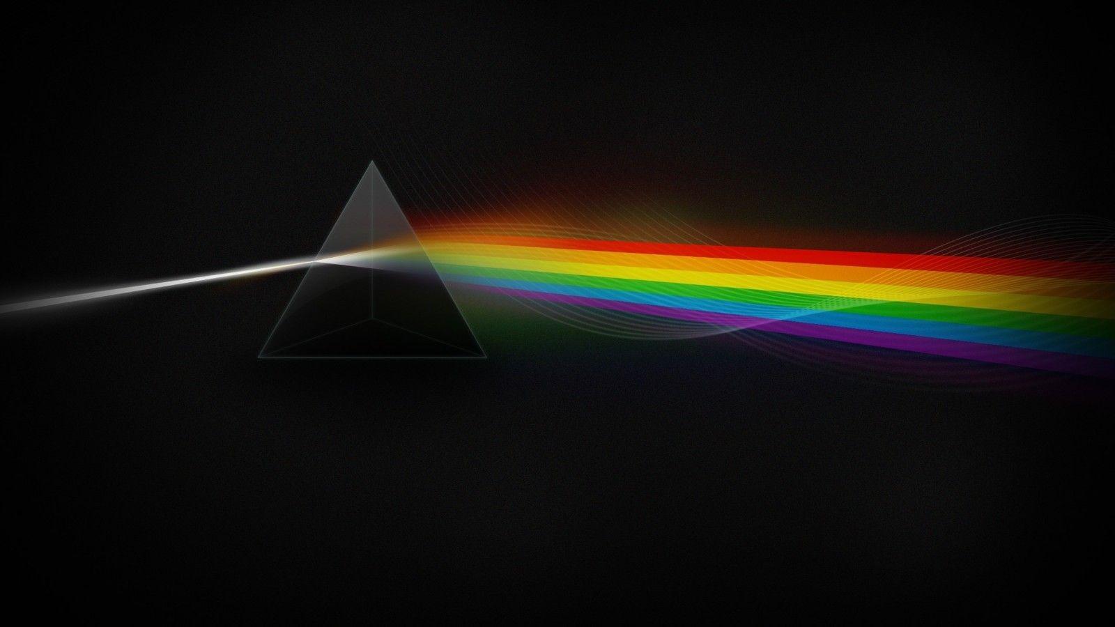1600x900 Download 1600x900 Rainbow, Triangle .