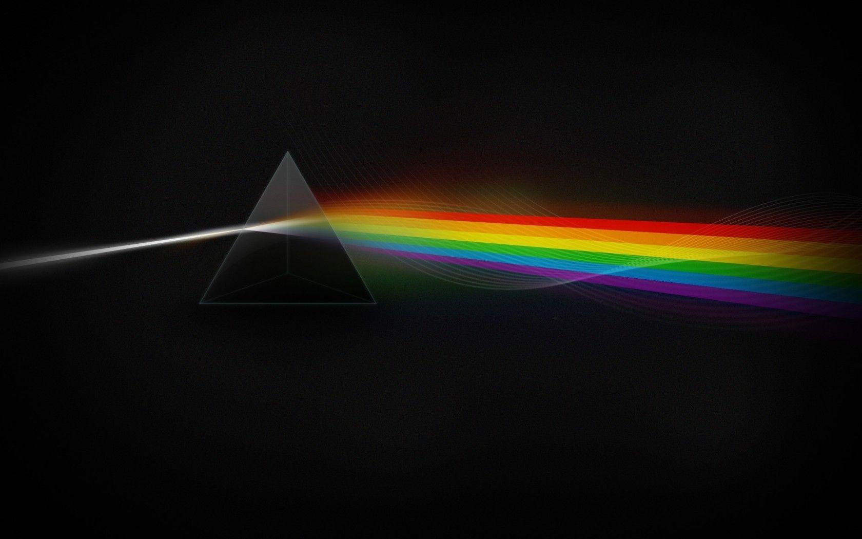 1680x1050 Download 1680x1050 Rainbow, Triangle .