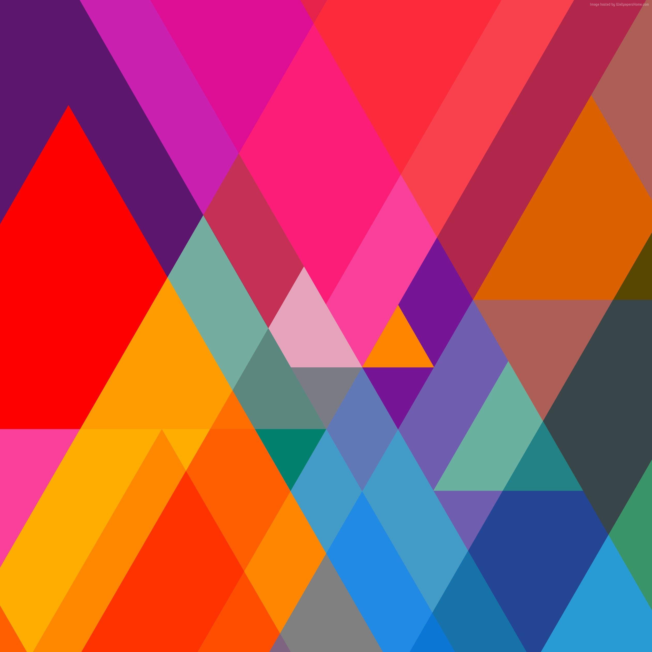 2524x2524 Triangles Background .