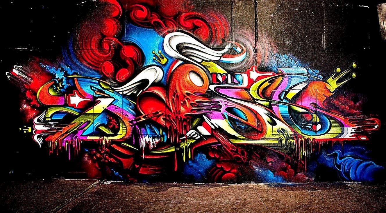 1328x735 Beautiful Graffiti Wallpaper HD .