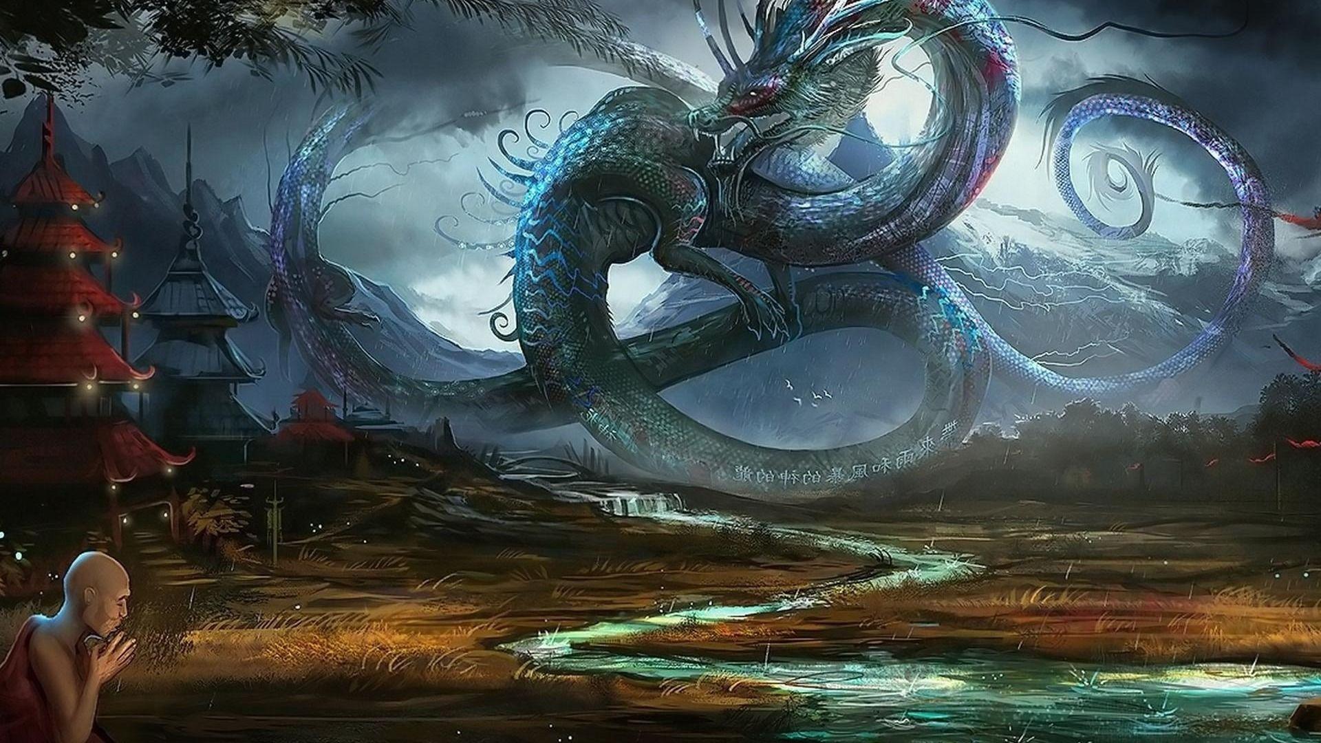 1920x1080 China Dragon Wallpaper