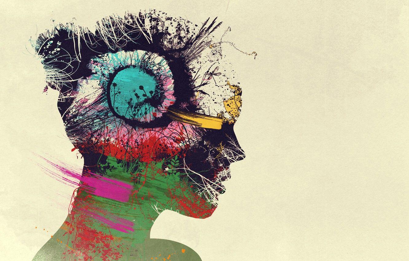 1332x850 Wallpaper girl, thoughts, girl, mind .