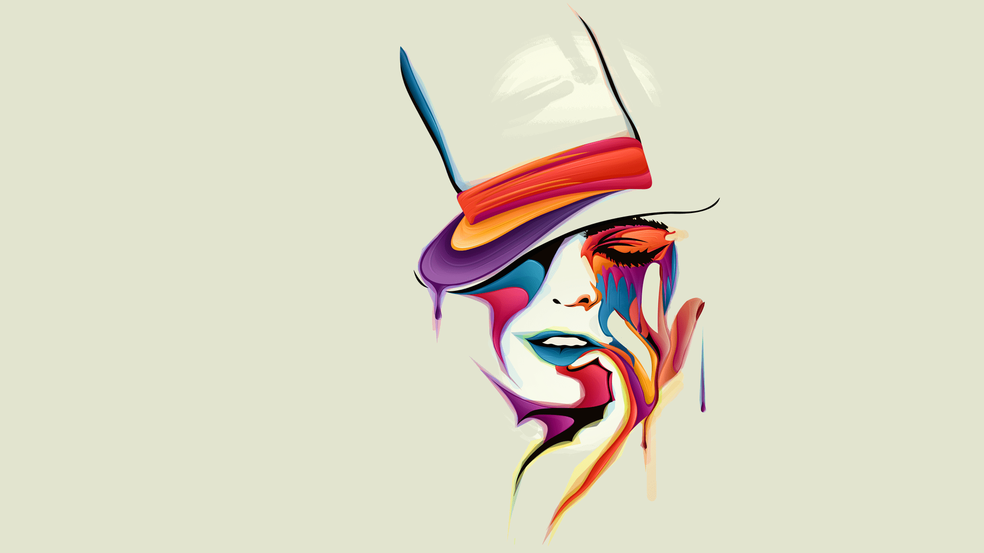 1920x1080 face, Abstract, White, Girl, Girls .
