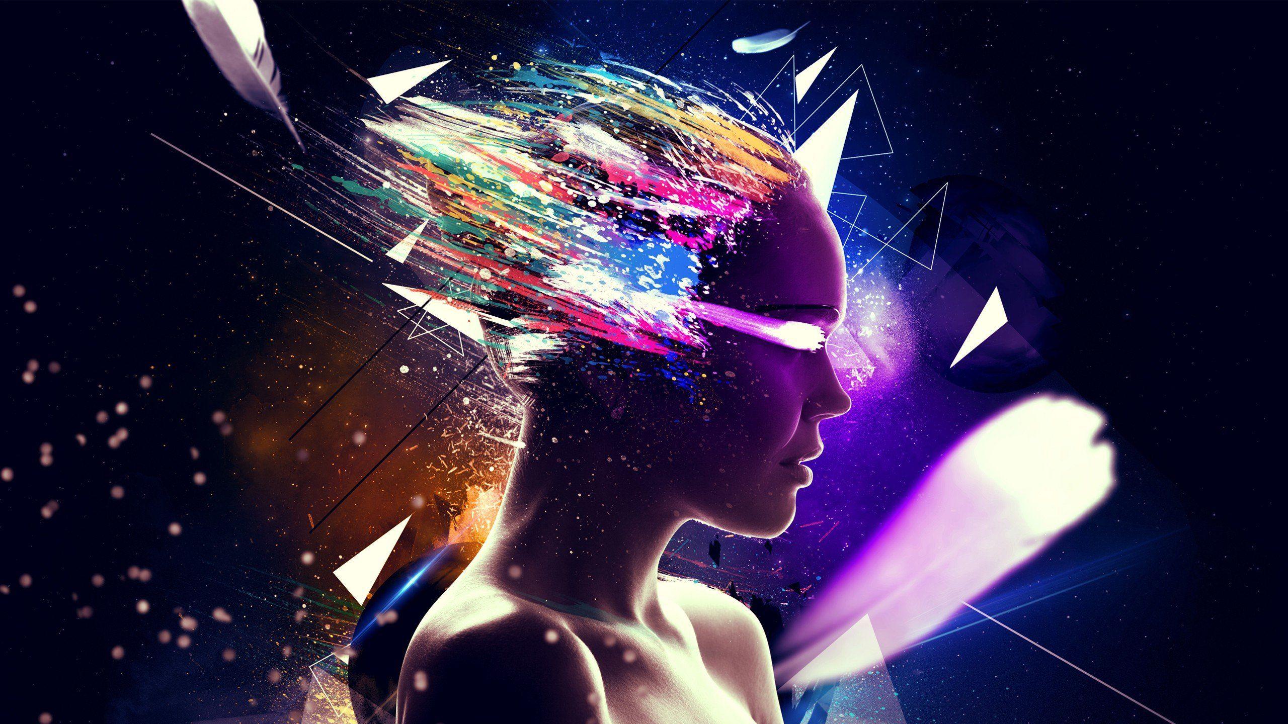 2560x1440 Psychedelic Art Wallpaper Group Wallpaper