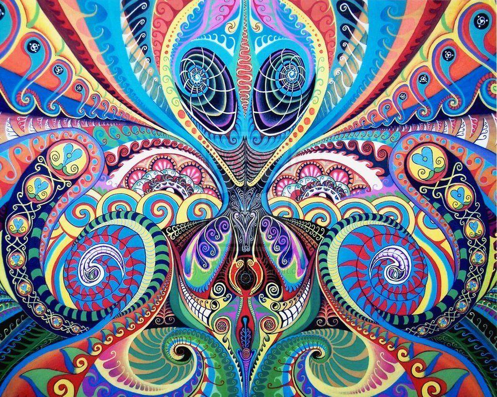 1000x799 Trippy Alien Wallpaper