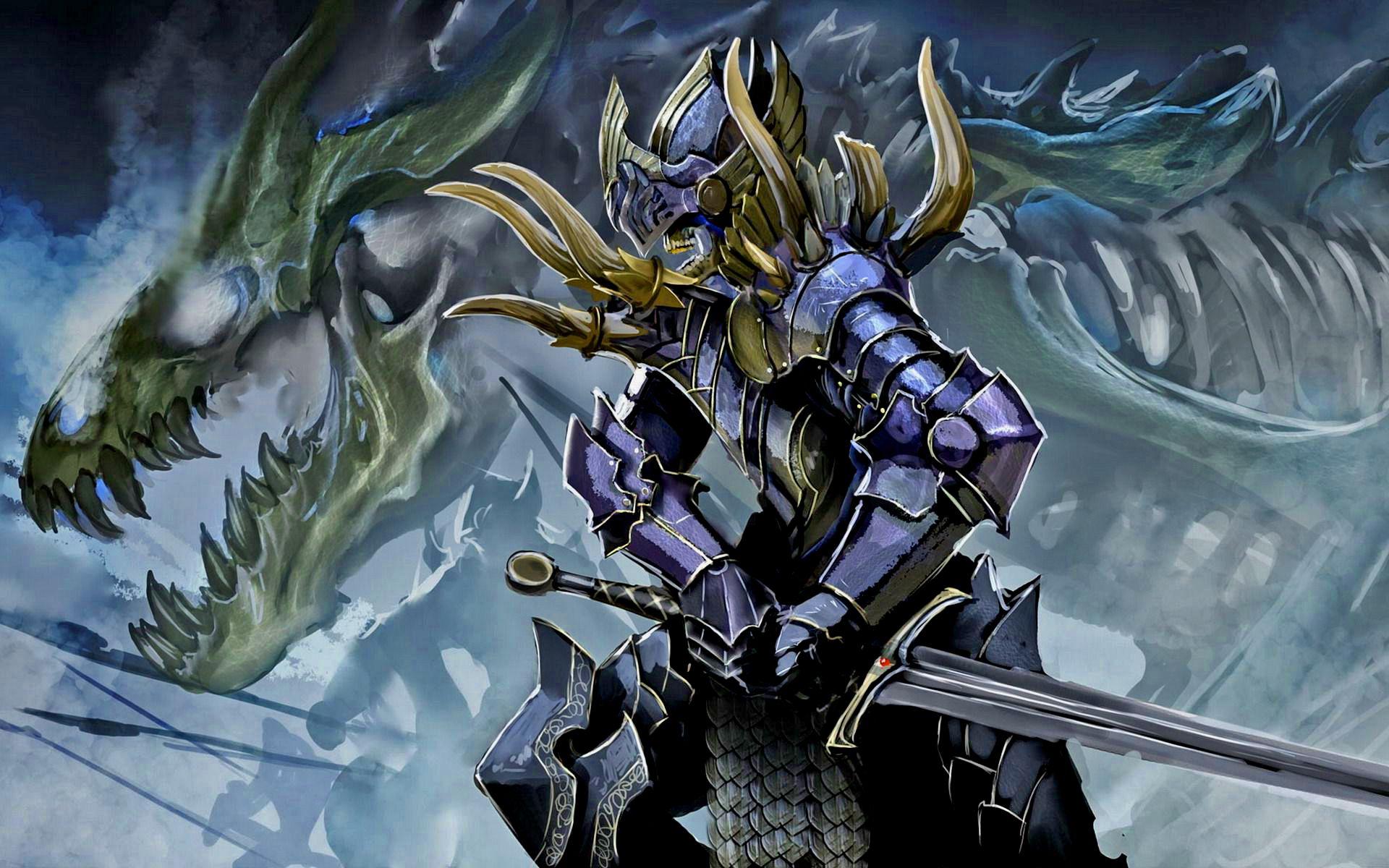 1920x1200 undead, dragon, dark, magic, fantasy .sf.co.ua