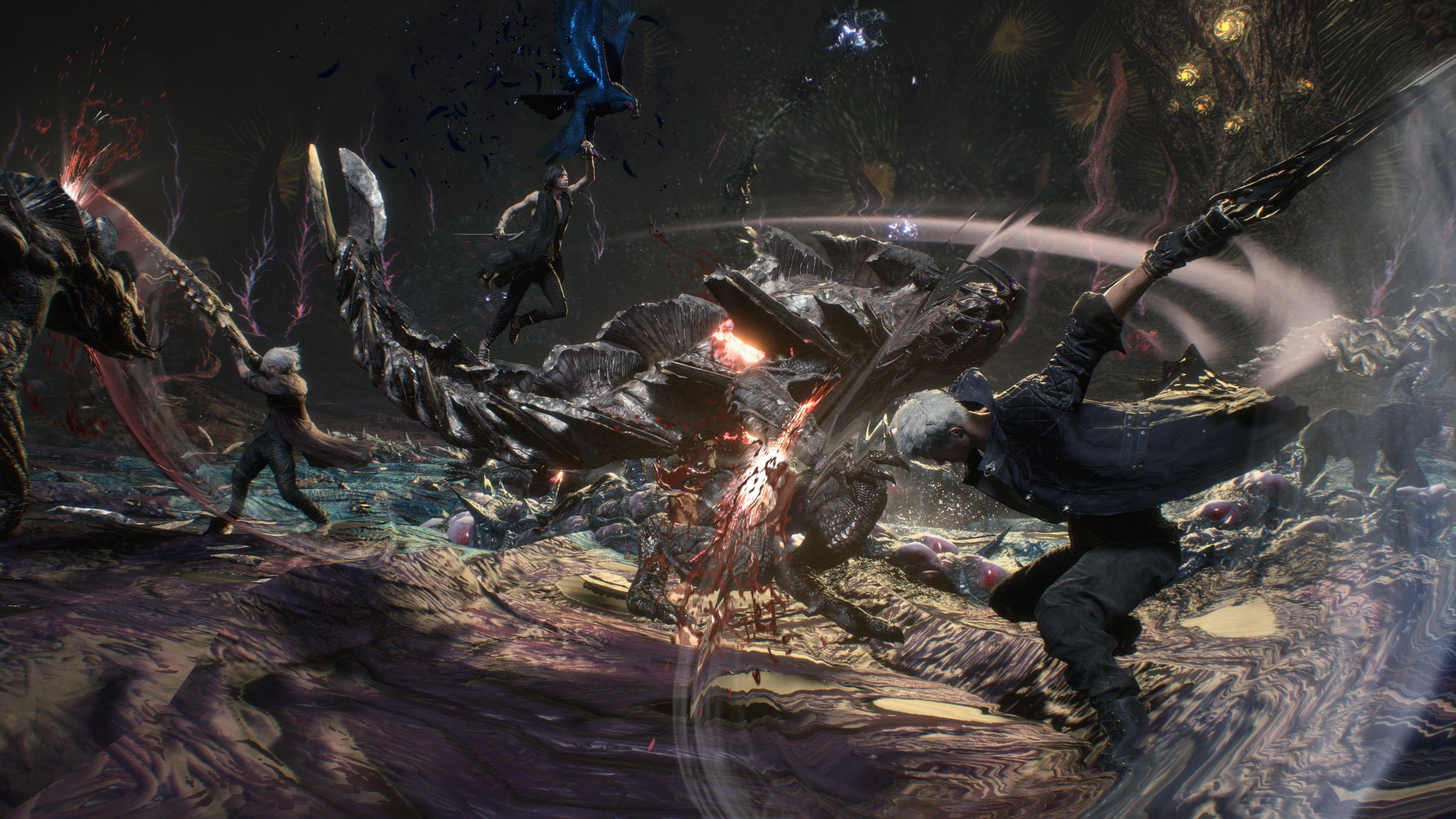 3840x2160 Dante Nero 4K HD Devil May Cry 5 .hdwallpaper.in
