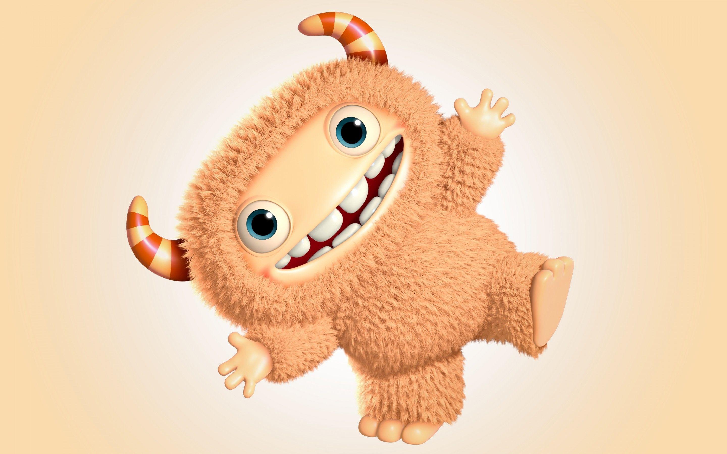 2880x1800 3D Funny Cute Monster Wallpaper Thumb .itl.cat