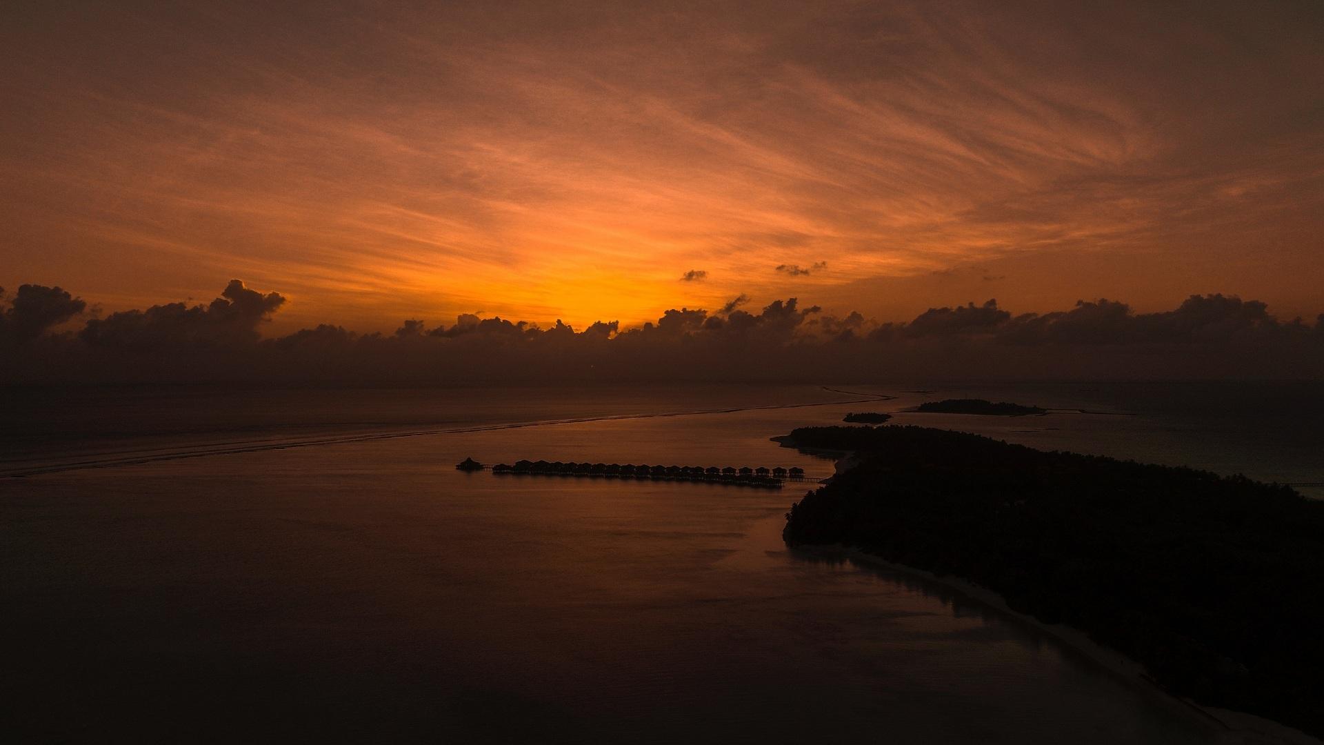 1920x1080 Sunset in Island Beach 1080P .