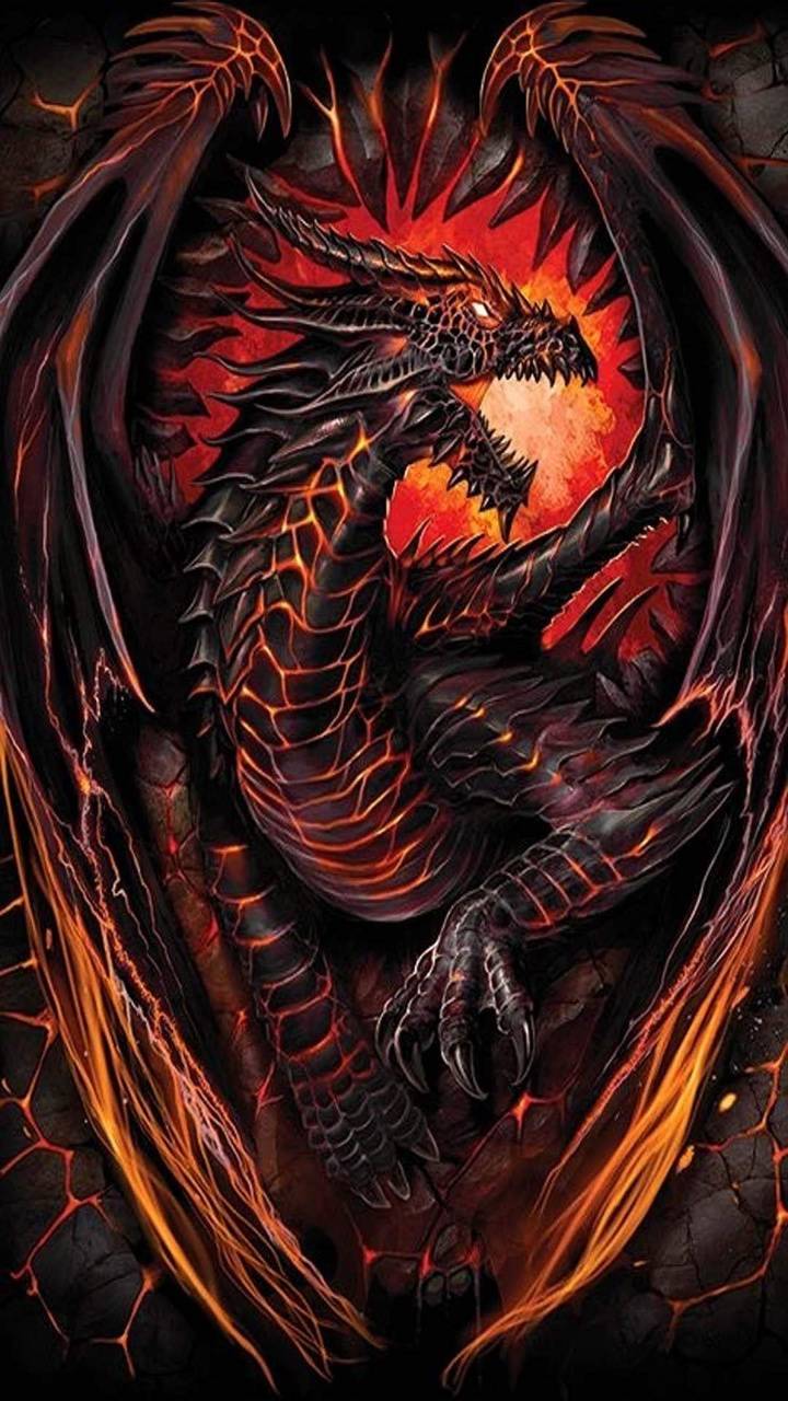 720x1280 Wallpaper Dragon Fire. Vilma Lii .vilmalii.