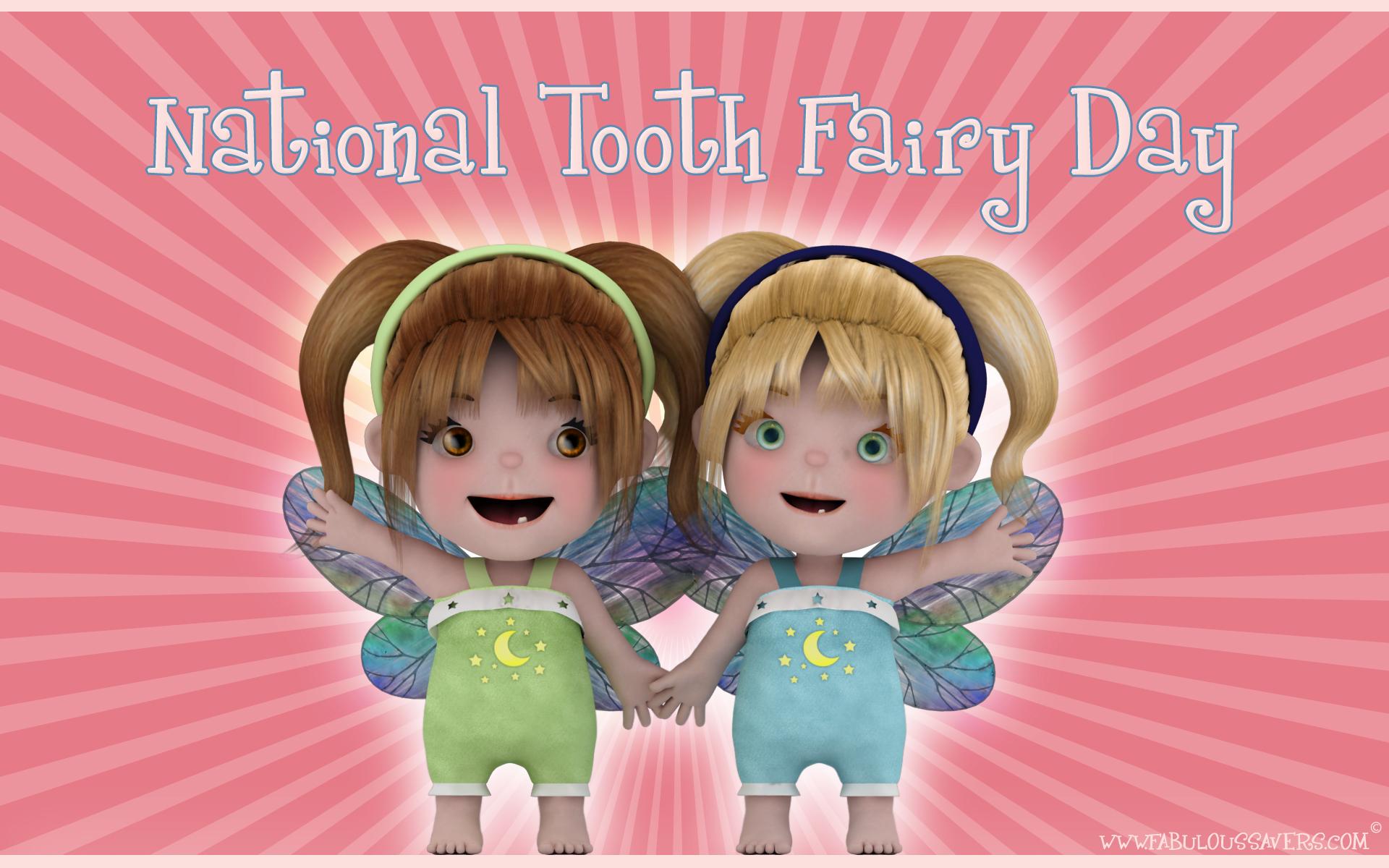 1920x1200 Free National Tooth Fairy Day computer .