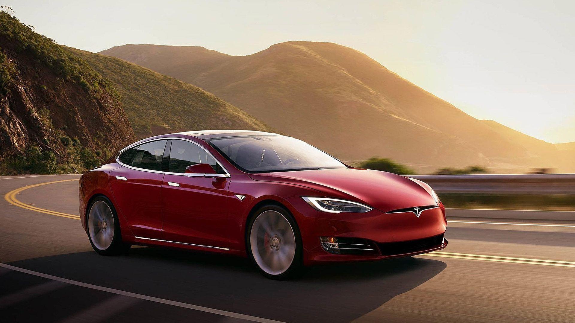 Red Tesla Model S Wallpapers - Top Free Red Tesla Model S Backgrounds - WallpaperAccess