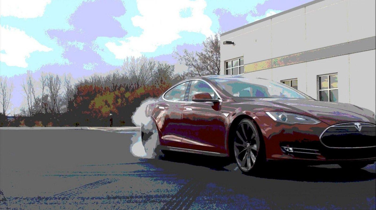 1600x894 Signature Red Tesla Model S P85 .