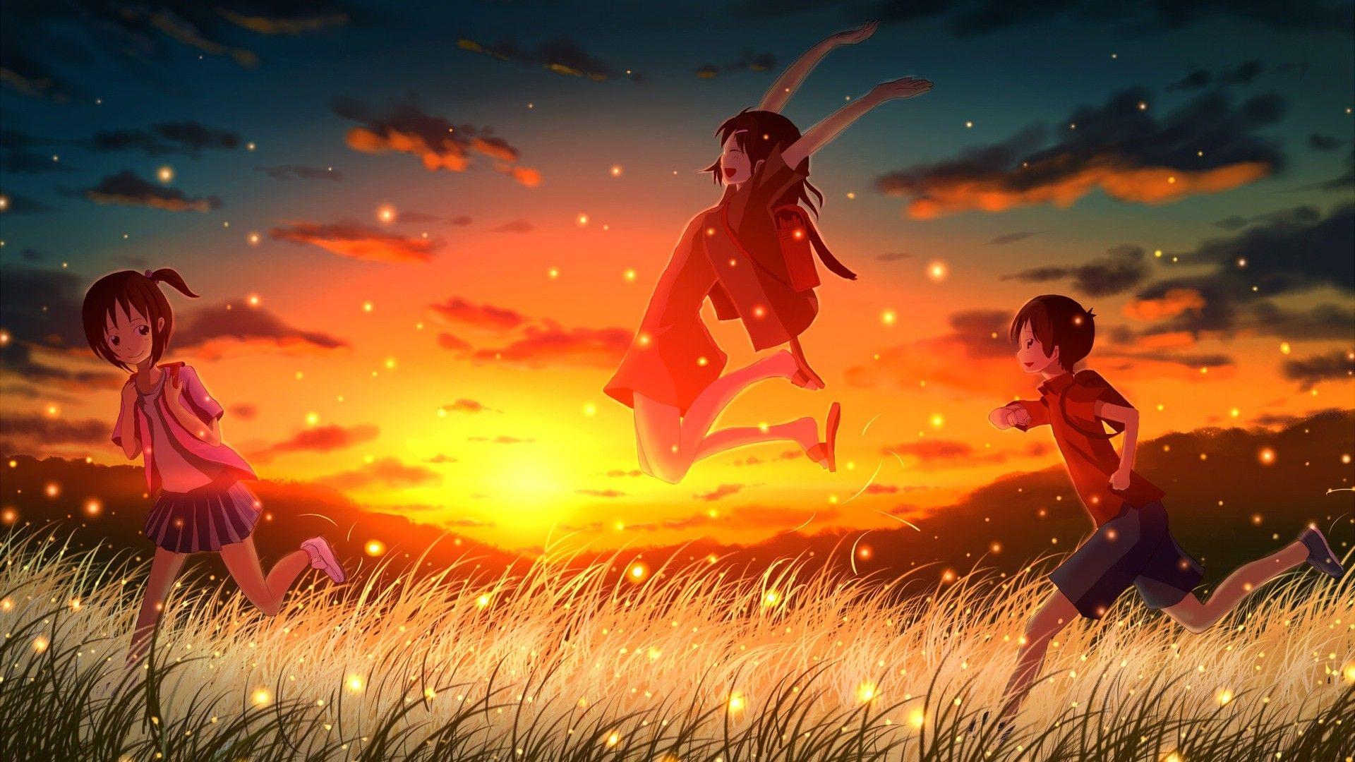 1920x1080 Firefly Summer Beautiful Anime Wallpaper Anime Wallpaper HD HD Wallpaper
