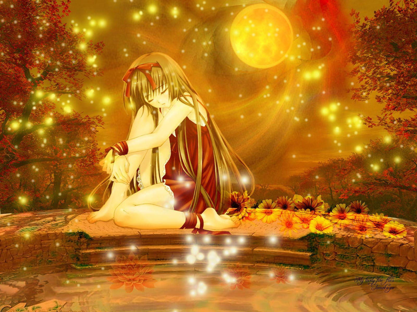 1600x1200 Anime Wallpaper: Firefliesgallery.