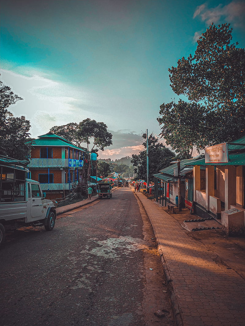 800x1067 Sajek valley, alone, architecture, car, man, mansion, sajek, truck, trucks, HD phone wallpaper