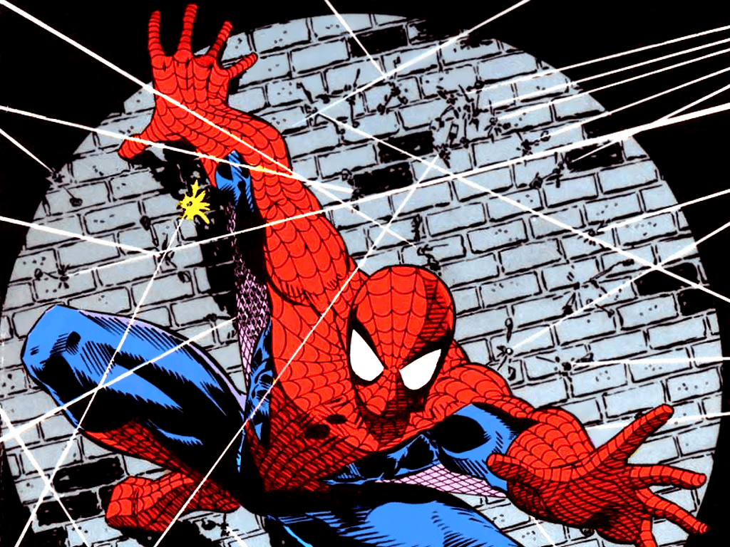 1024x768 Spider Man Vintage HD Wallpaper