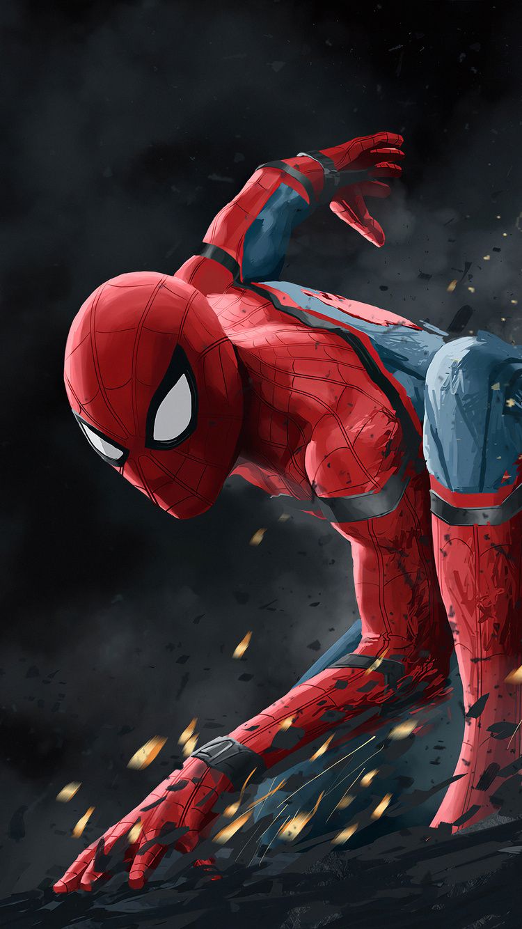 750x1334 Spider Man Action iPhone iPhone 6S, iPhone 7 , HD 4k Wallpaper , Image, Background, Photos and Picture
