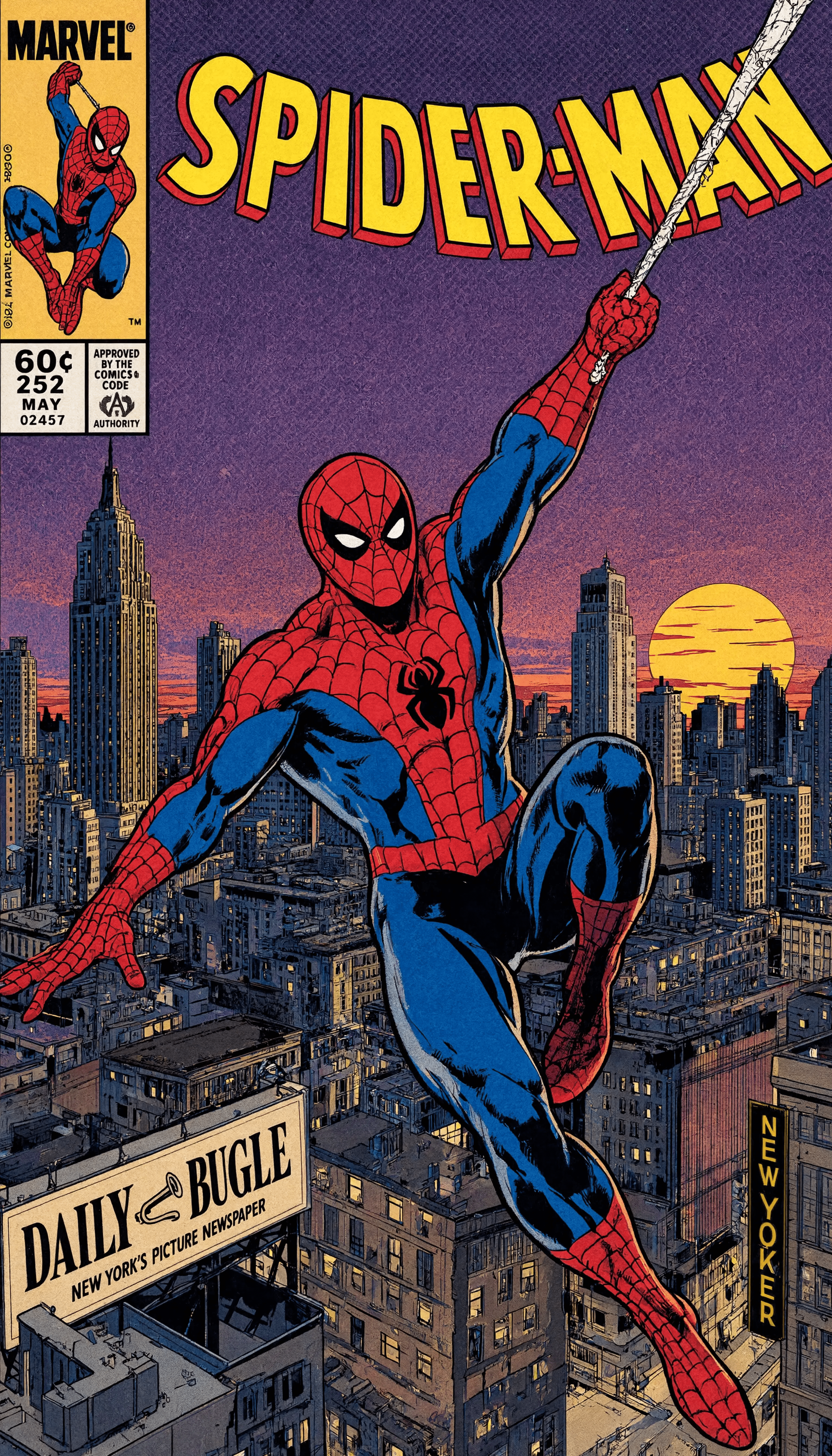 3072x5376 Download Spider Man Superhero Comic Marvel Comics Phone Wallpaper