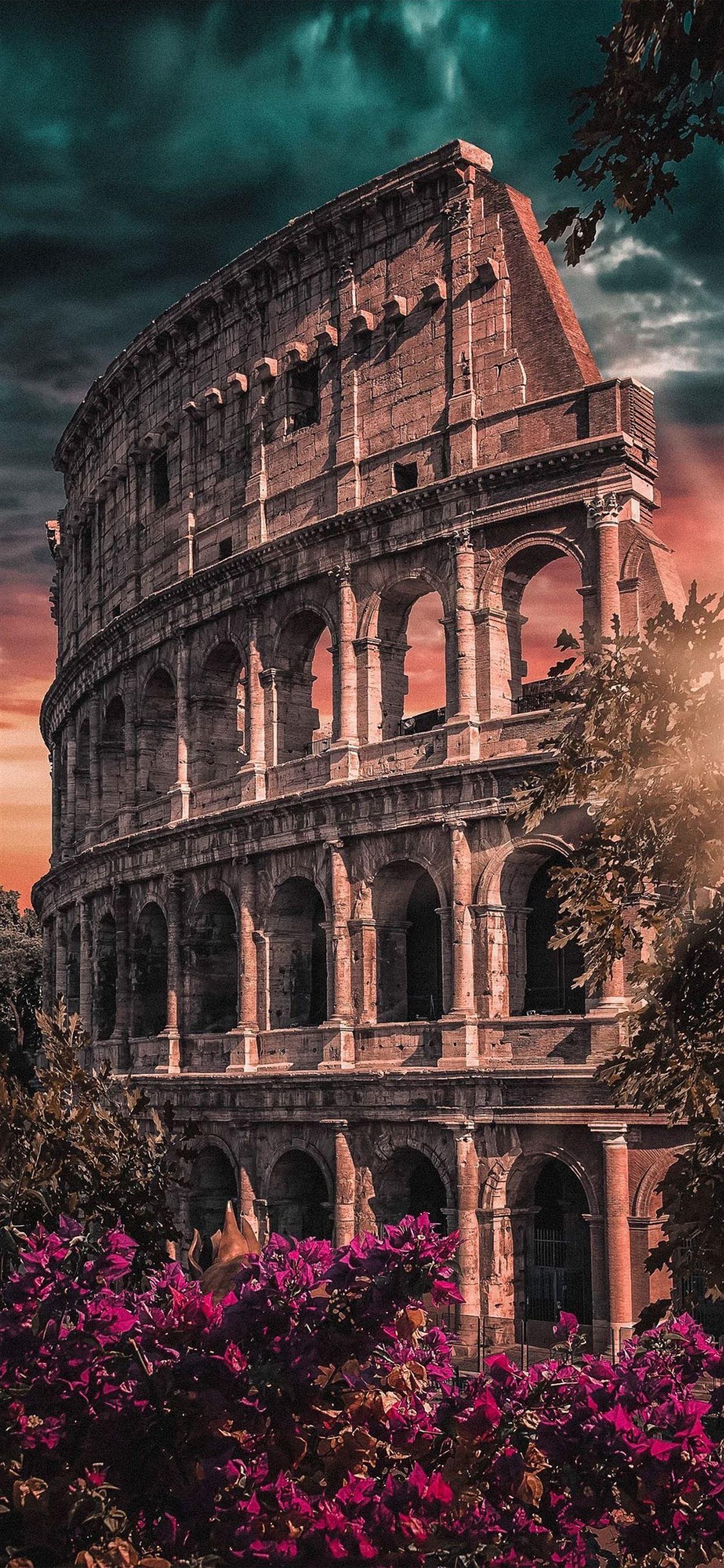 1242x2688 Colosseum of Rome iPhone X Wallpaper .
