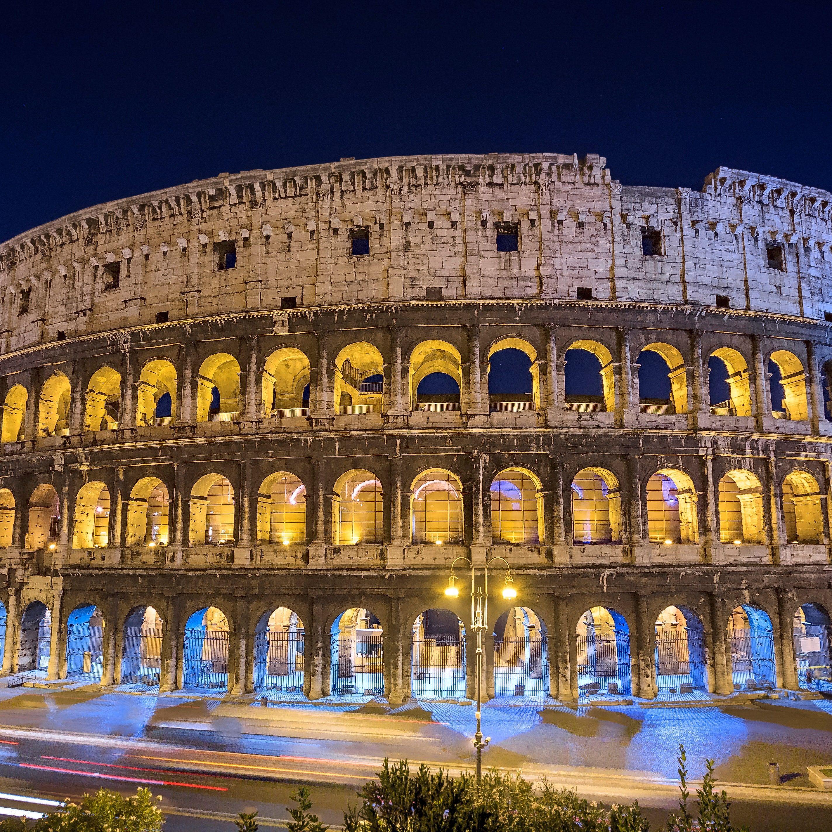 2848x2848 Roman Colosseum's Top Level to