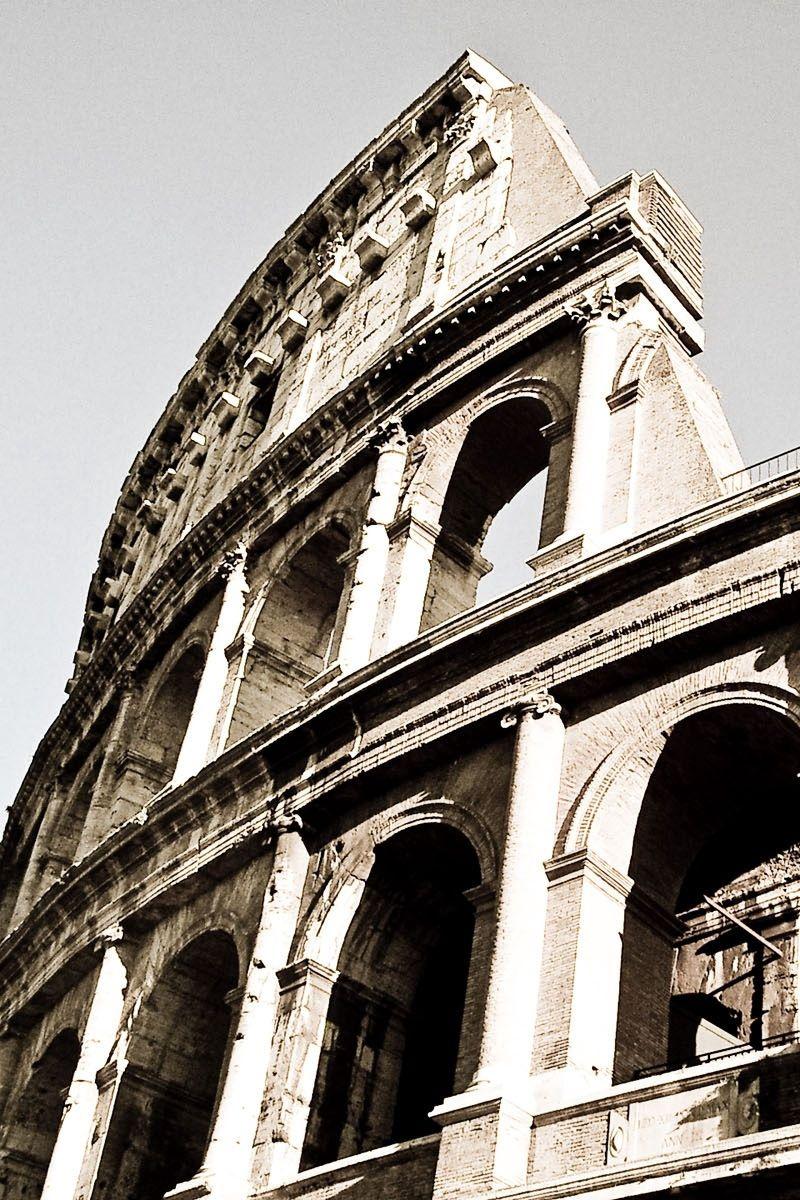 800x1200 Wallpaper Colosseum, Rome, Italy, Black .
