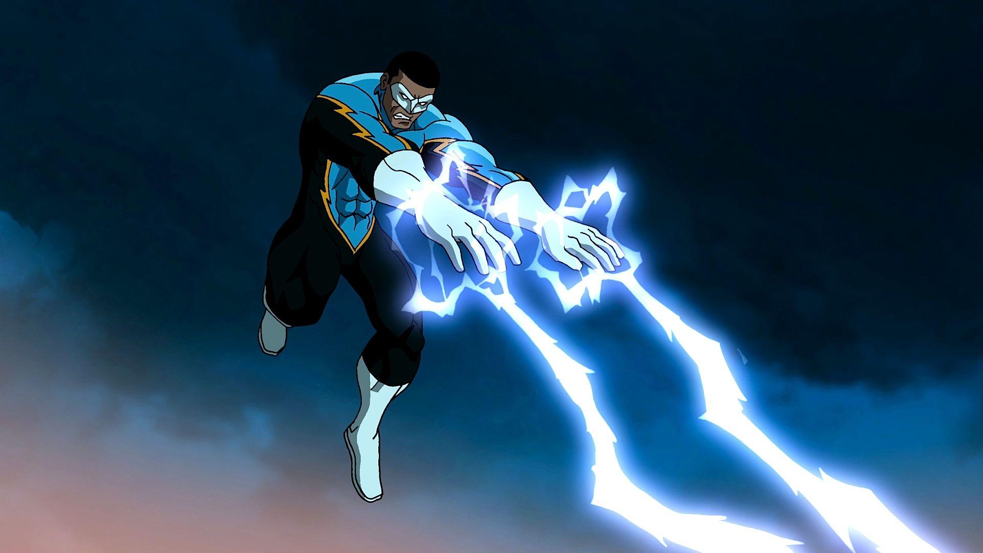 1920x1080 Black Lightning Wallpaper .
