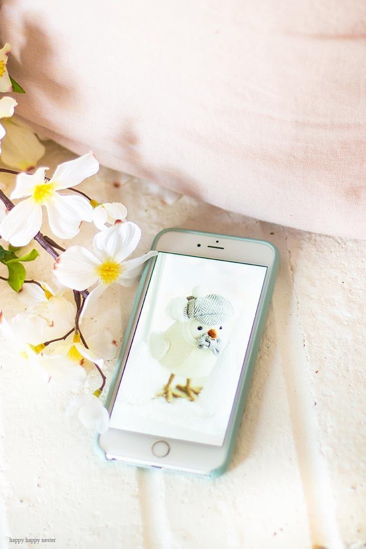 735x1102 Free Cute iPhone Wallpaper Happy Nester