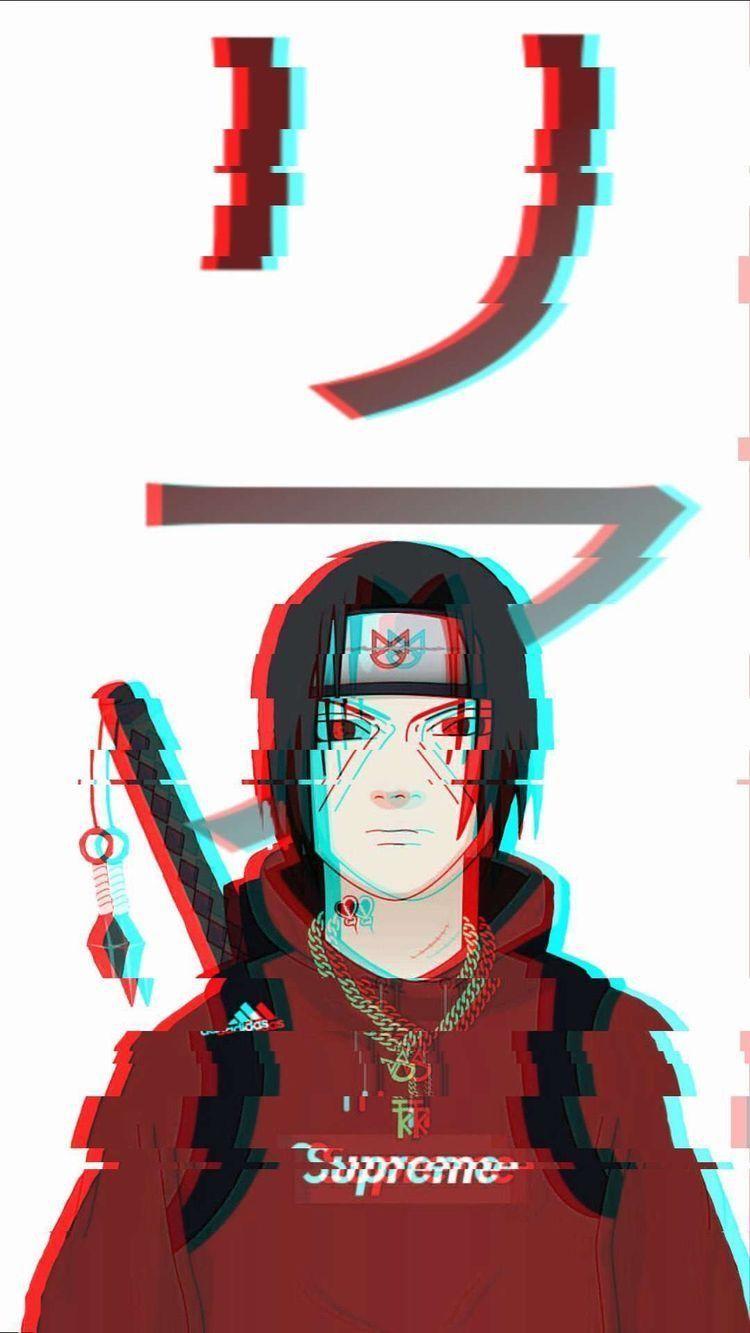 750x1333 Shikamaru Supreme Nike Wallpaper