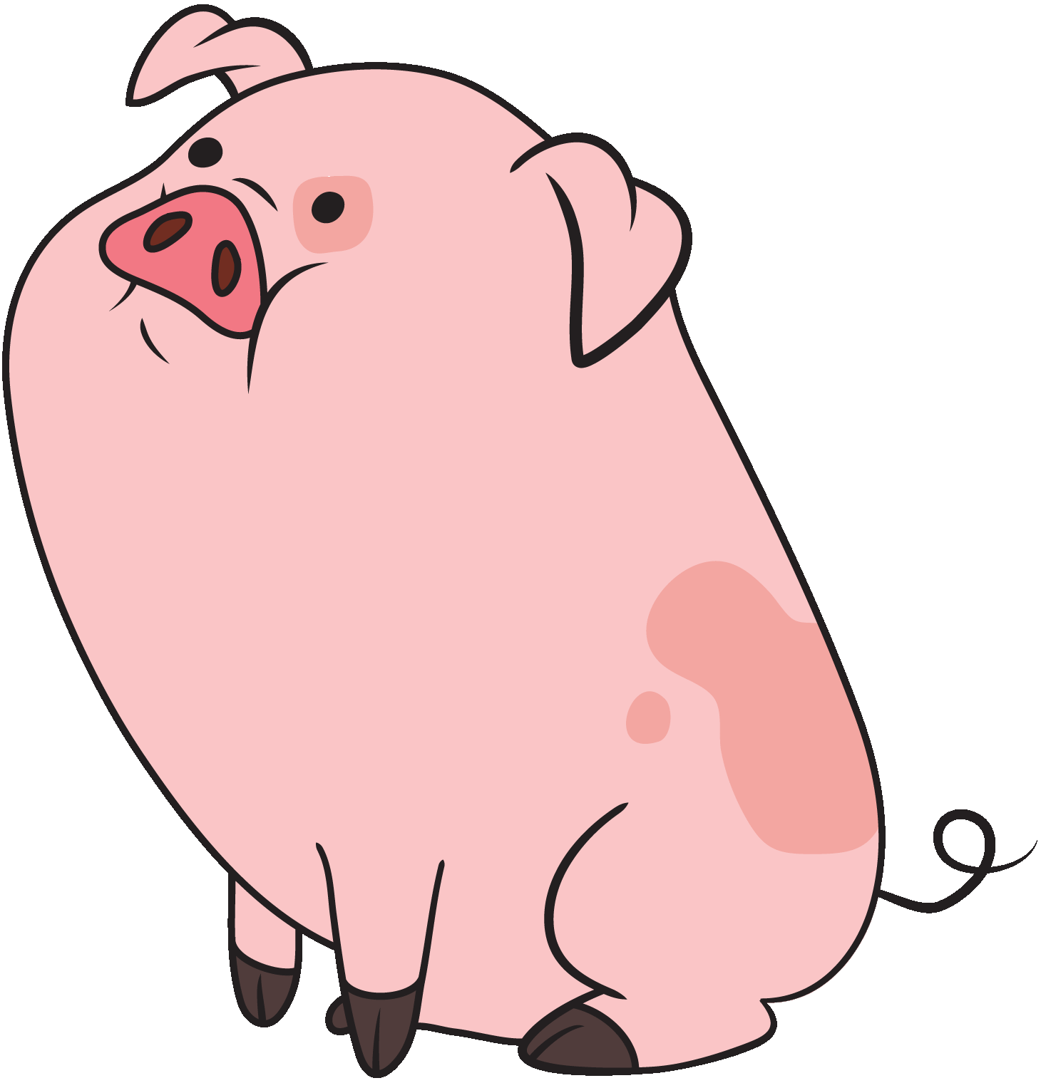 1460x1520 Cartoon Pig Gif Wallpaper Wallpaper .