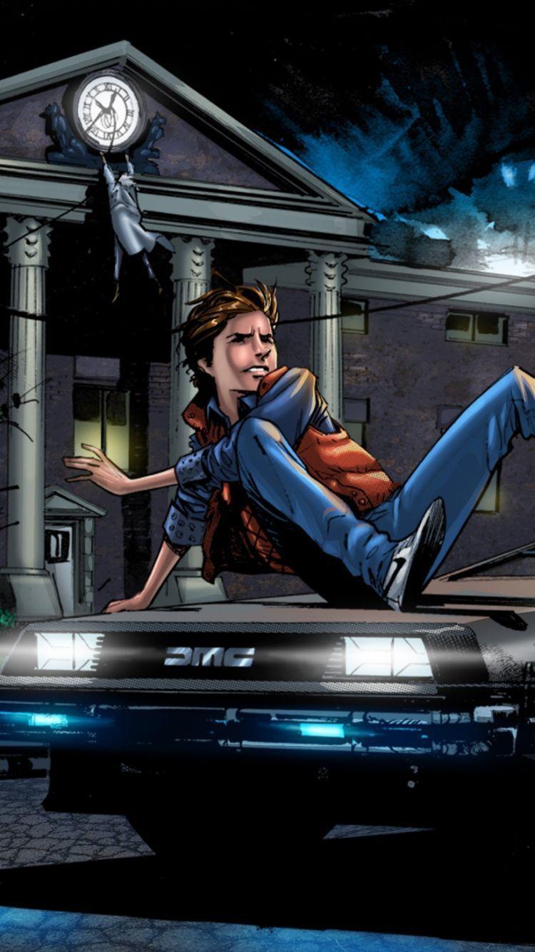 750x1334 Back To The Future iPhone Wallpaper