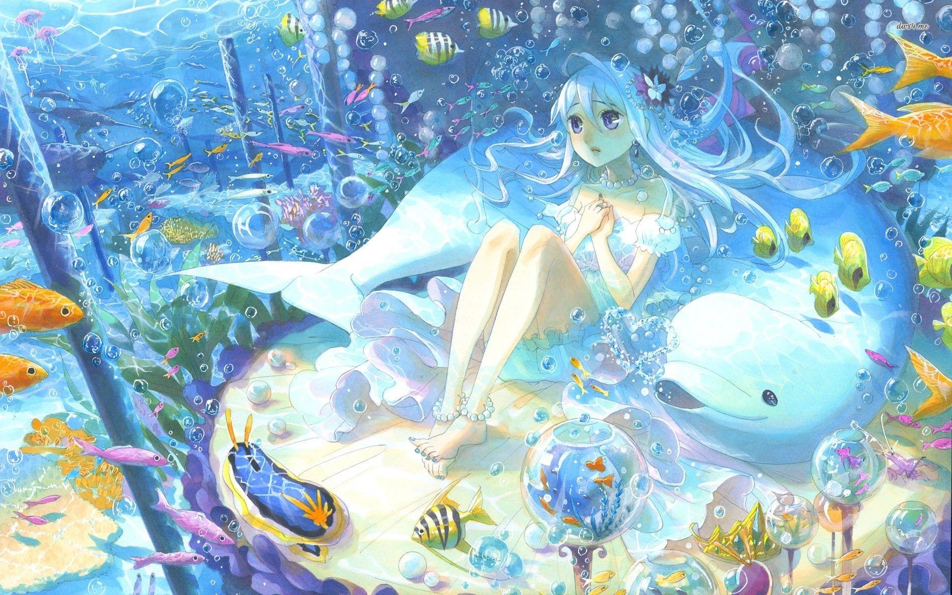 Ocean Anime Wallpapers - Top Free Ocean Anime Backgrounds - WallpaperAccess