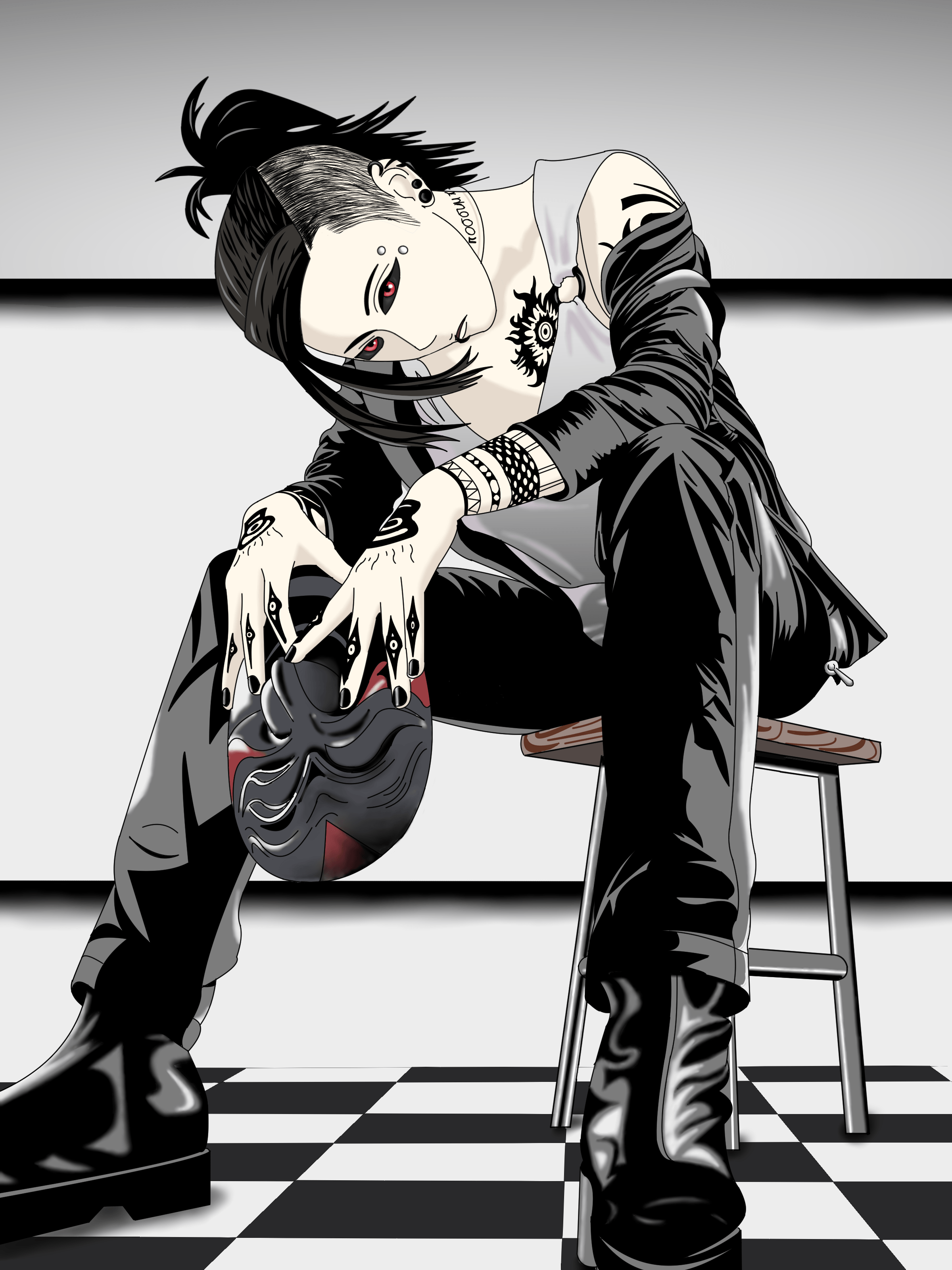 2400x3200 uta tokyo ghoul wallpaper w Google. Tokyo ghoul
