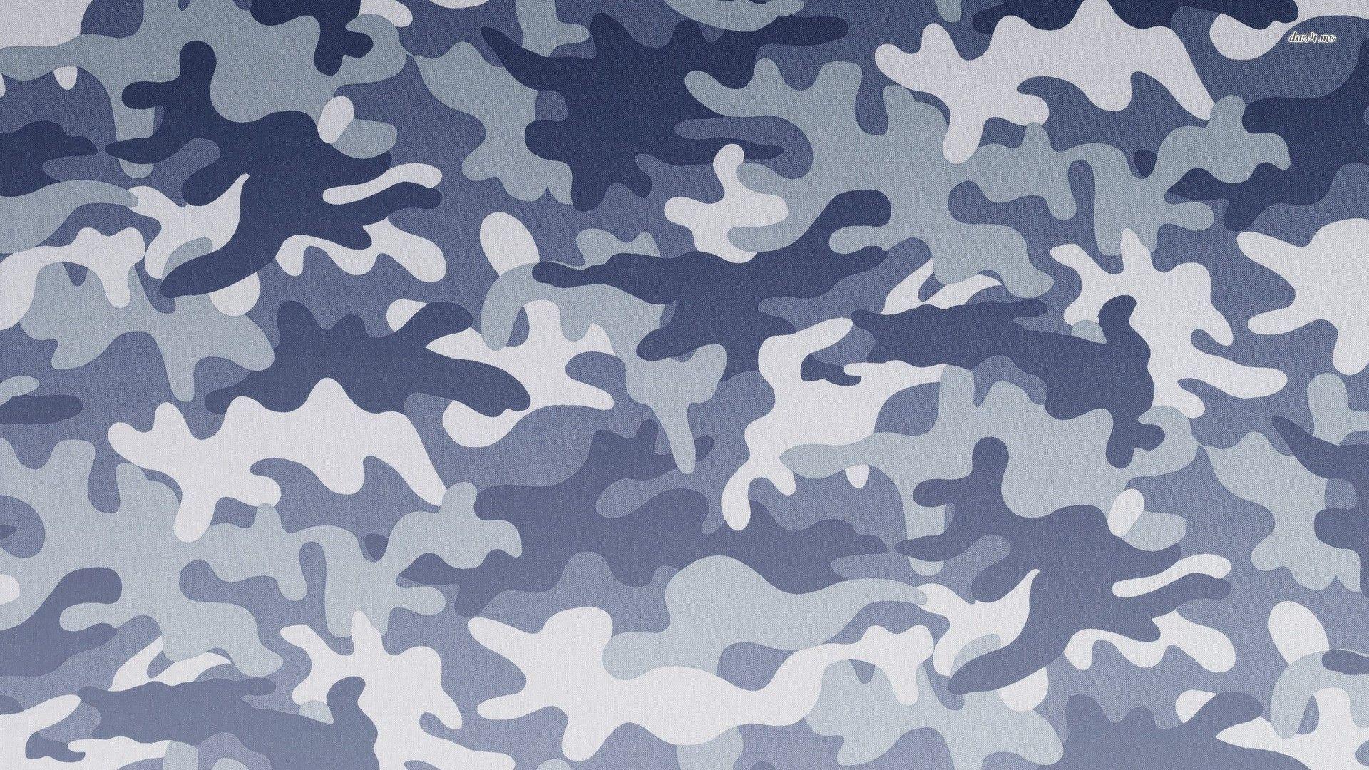 1920x1080 Blue Camo Wallpaper