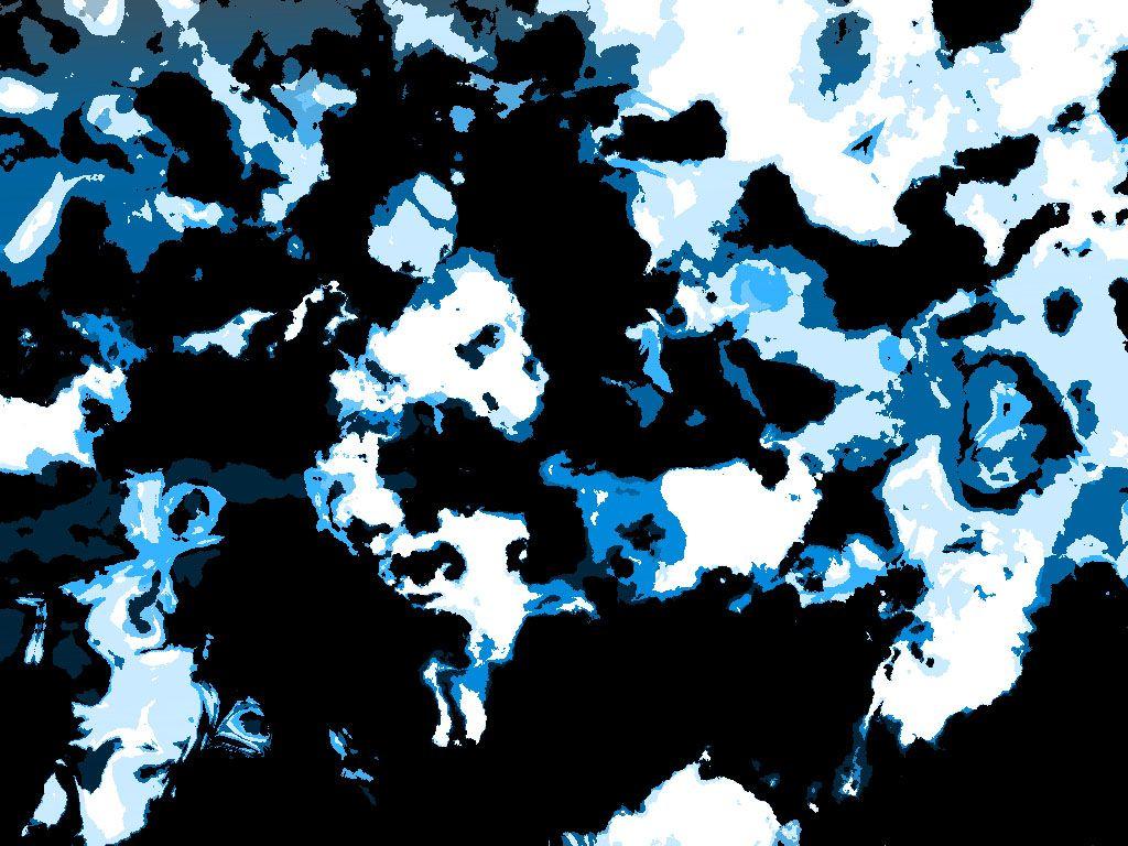 1024x768 Blue Camouflage Wallpaper .