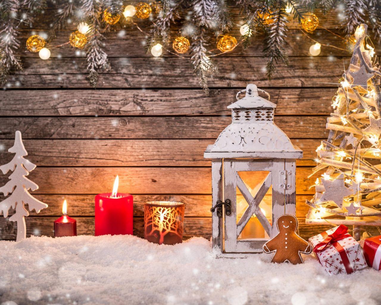 1280x1024 Christmas Decorations HD Wallpaper .