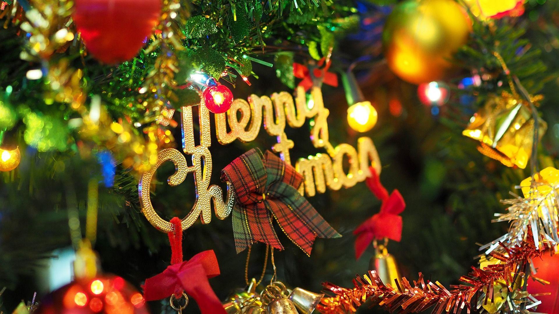 1920x1080 Christmas Tree Decoration Wallpaper .
