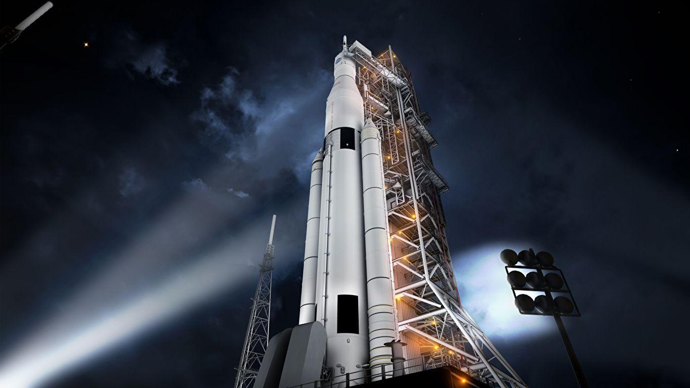 1366x768 Image Rocket NASA Spaceport Space