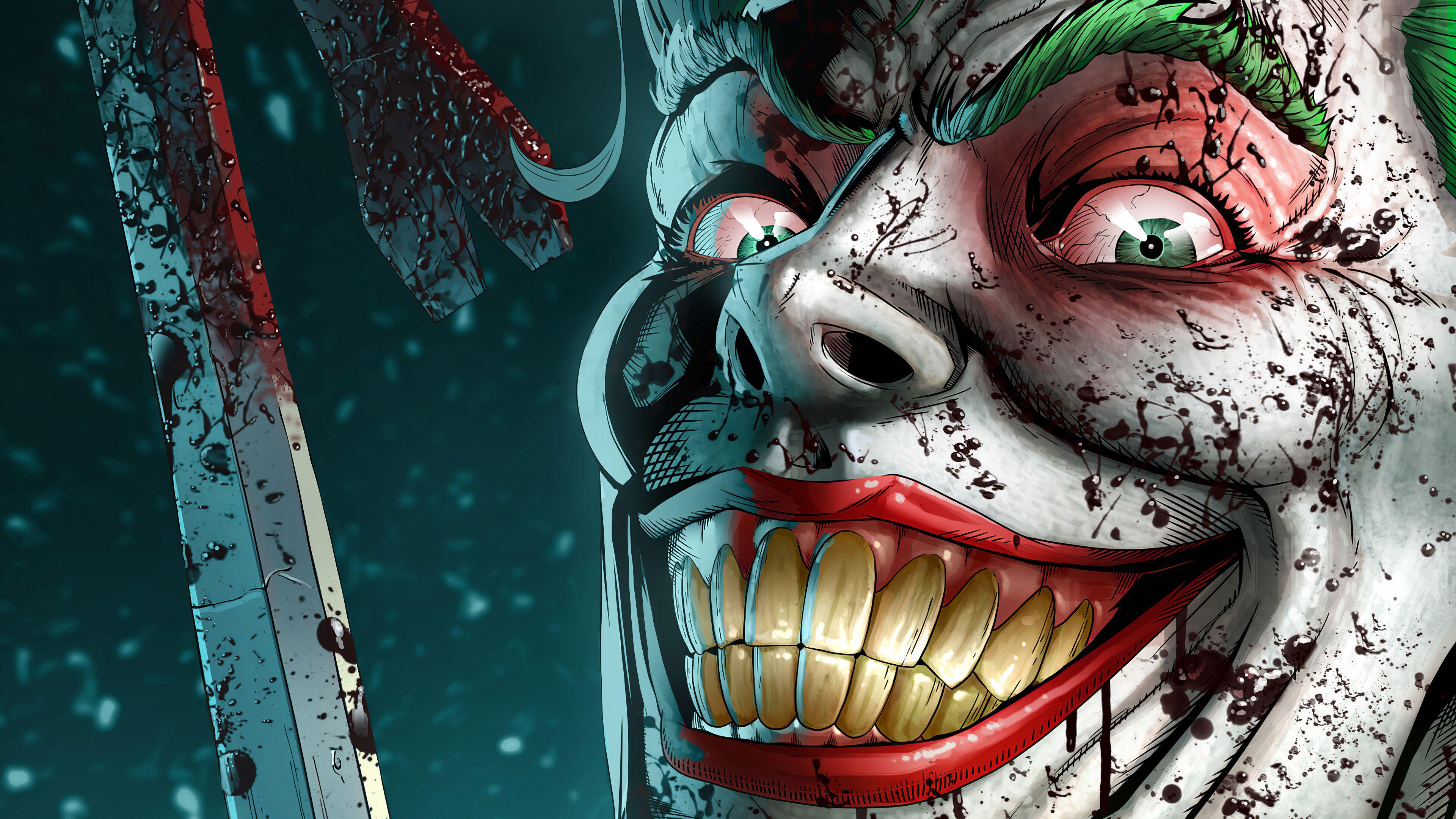 3840x2160 Joker Smile Danger 4k, HD Superheroes .