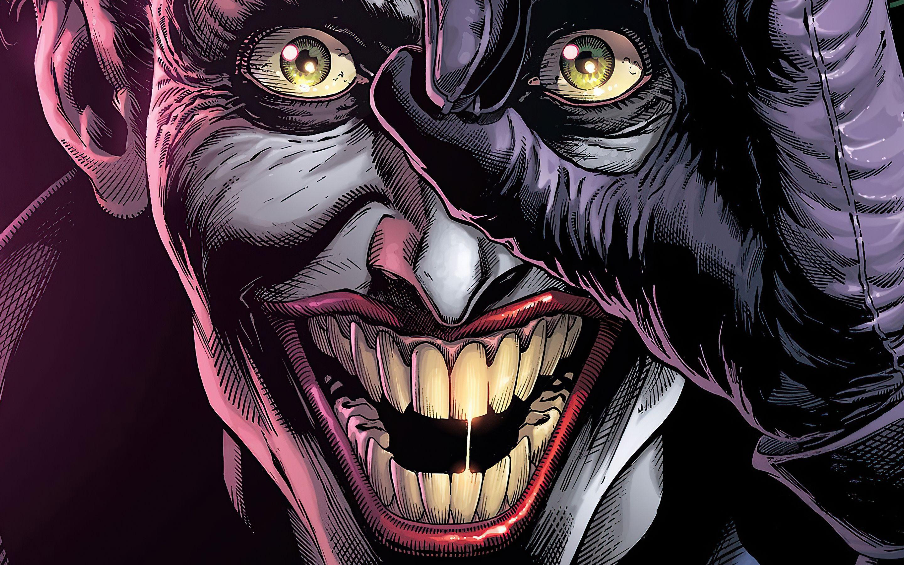 2880x1800 4k Joker Danger Laugh Macbook .