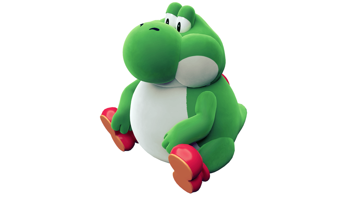 big stuffed yoshi