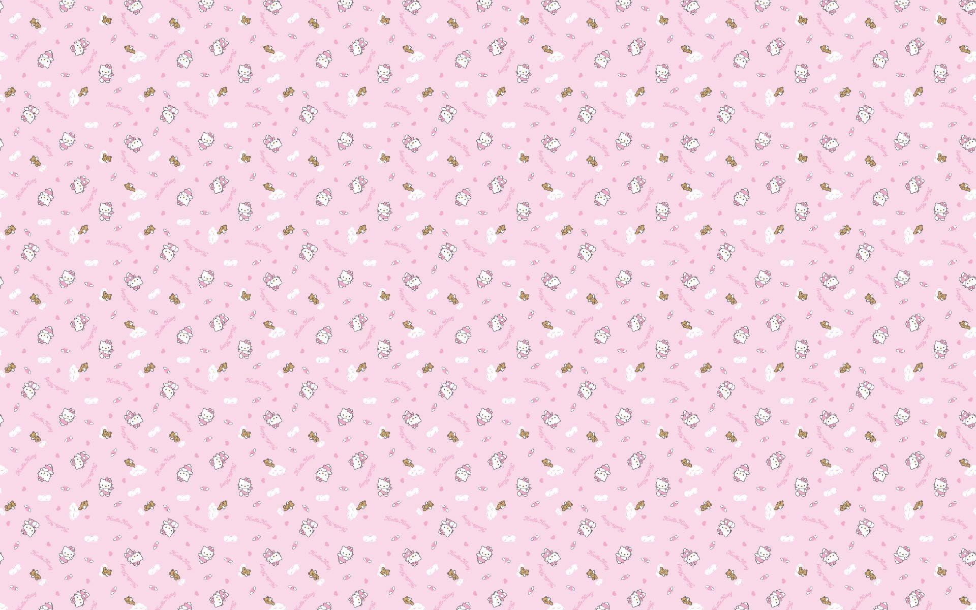 1920x1200 Hello Kitty Pink Wallpaper .